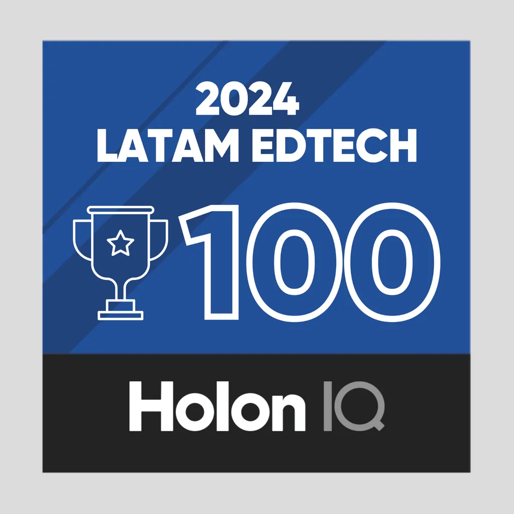 Certificado da HolonIQ Latin America EdTech 100 da Kiddle Pass